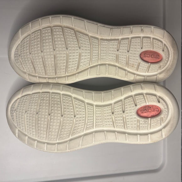 CROCS Women's Black and Pink Athletic Sneakers - Picture 7 of 8